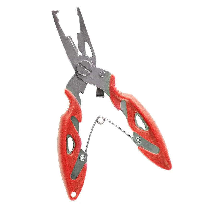 Multifunction Fishing Pliers with Scissors and Braid Cutter