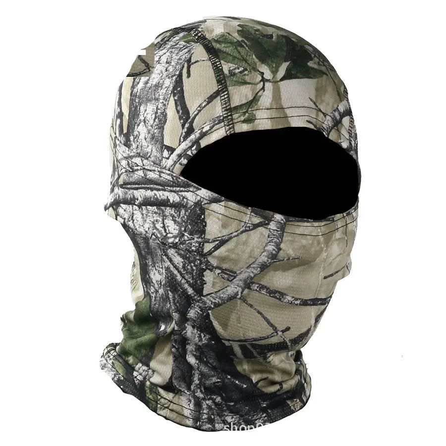 All-Season Tactical Balaclava – Military Ski Mask Camo, Hunting & Woodland Camouflage Face Cover