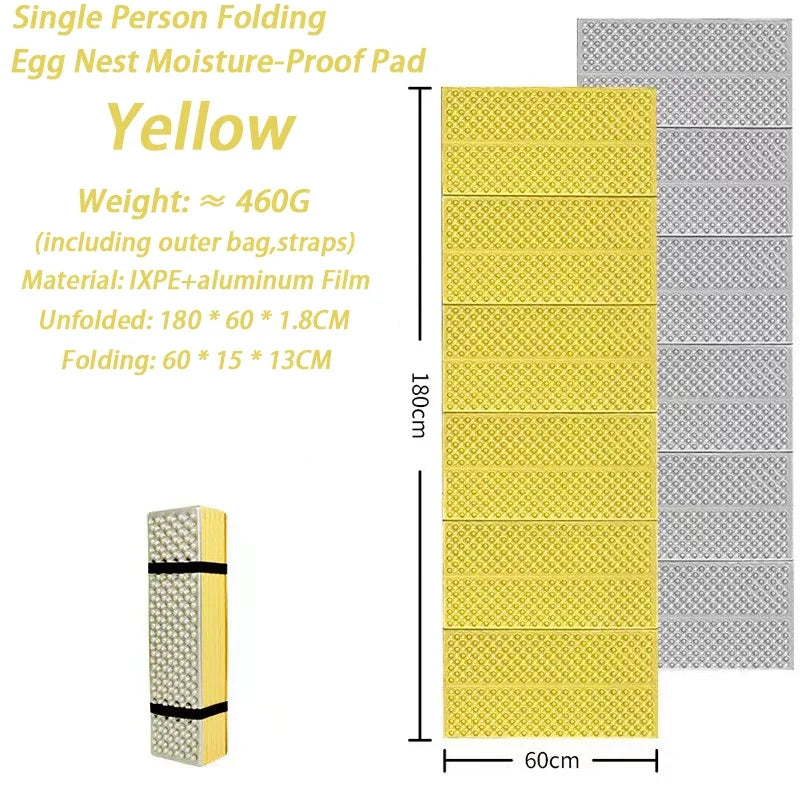 Camp Mat – Portable Waterproof Foldable Foam Sitting Pad for Camping, Hiking & Outdoor Adventures