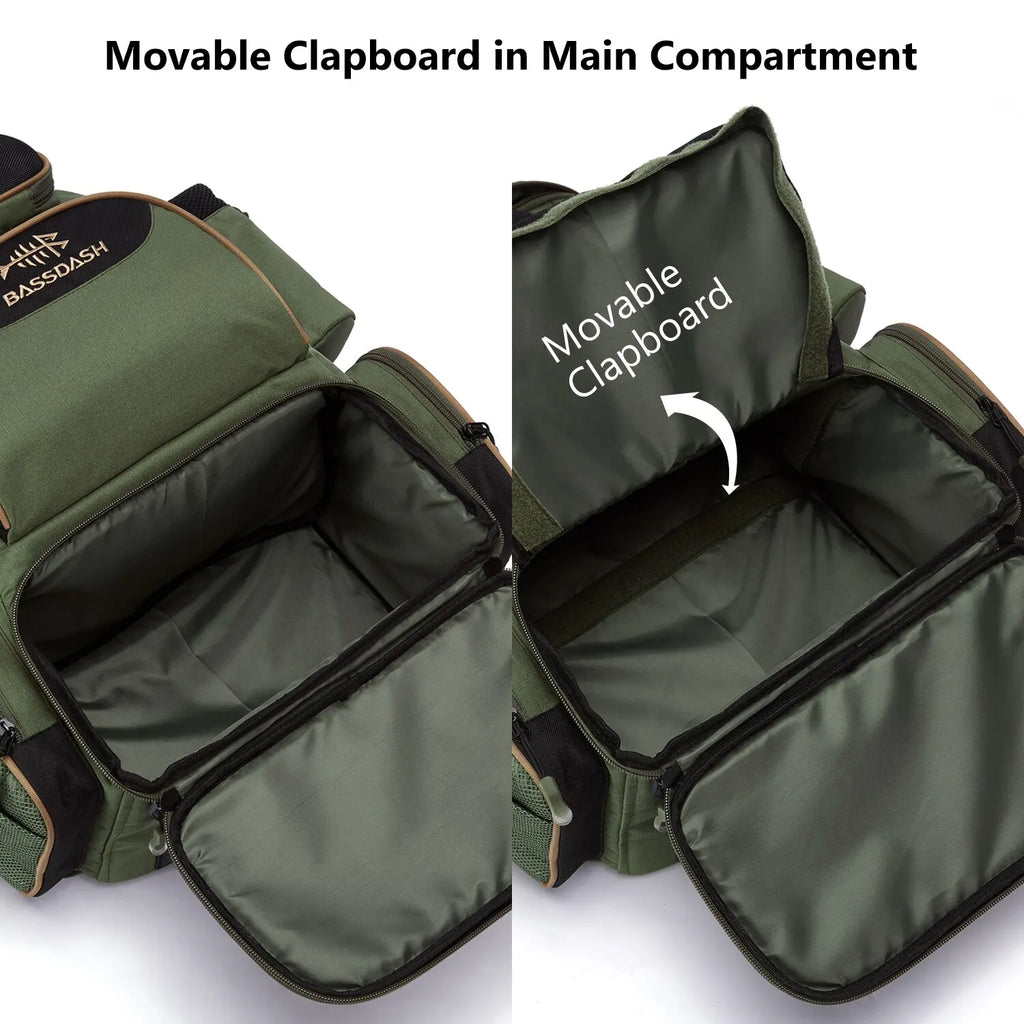 Tactical Fishing Backpack – Lightweight Waterproof Tackle Backpack & Tackle Box Bag