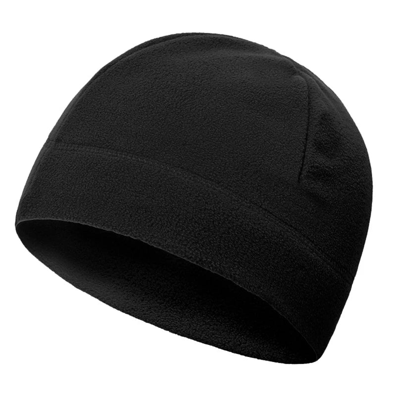 Tactical Fleece Beanie Hat for Men – Lightweight Breathable Skull Cap for Running, Work & Outdoor Use