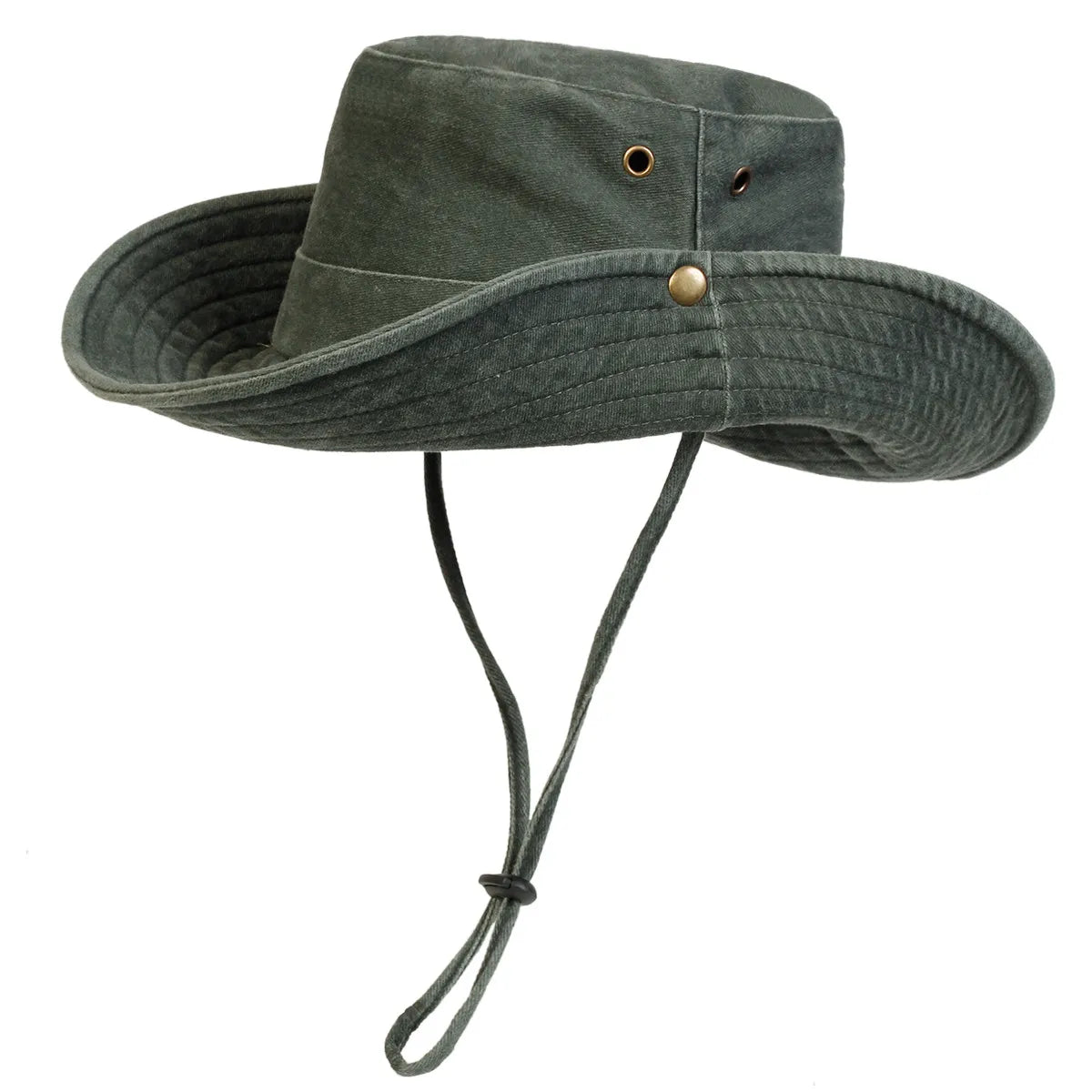 Unisex Outdoor Sun Hat with Chin Strap – Wide Brim UV Protection Fishing Hat, Hiking & Men’s Summer Sun Hats