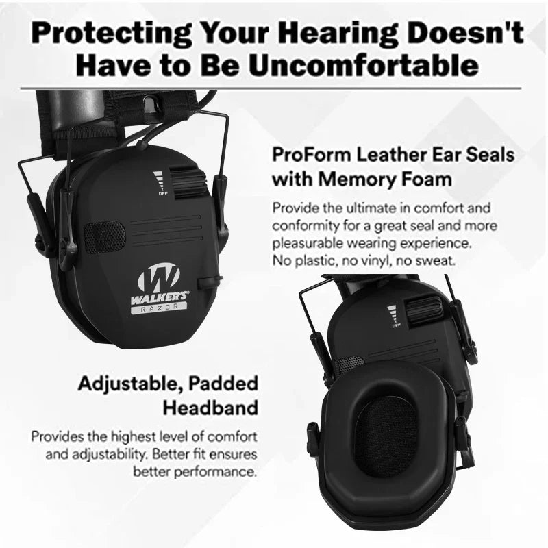 Walker's Earmuff Electronic Anti Noise Hearing Protection