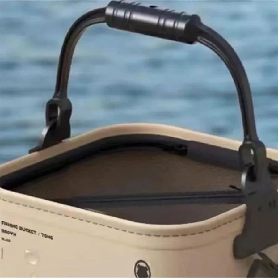 Foldable Fishing Bucket – Durable, Compact & Multi-Purpose