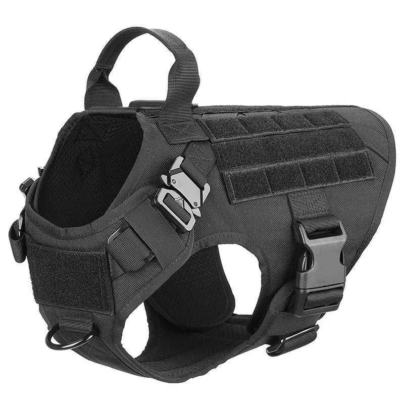 Heavy-Duty Tactical No-Pull Dog Harness Kit