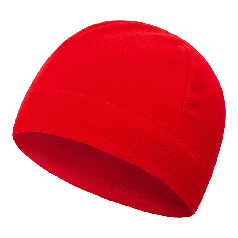 Tactical Fleece Beanie Hat for Men – Lightweight Breathable Skull Cap for Running, Work & Outdoor Use