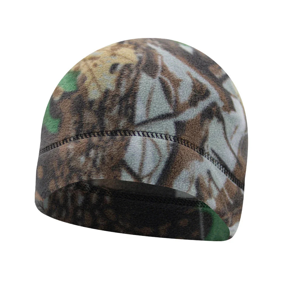 Tactical Fleece Beanie Hat for Men – Lightweight Breathable Skull Cap for Running, Work & Outdoor Use