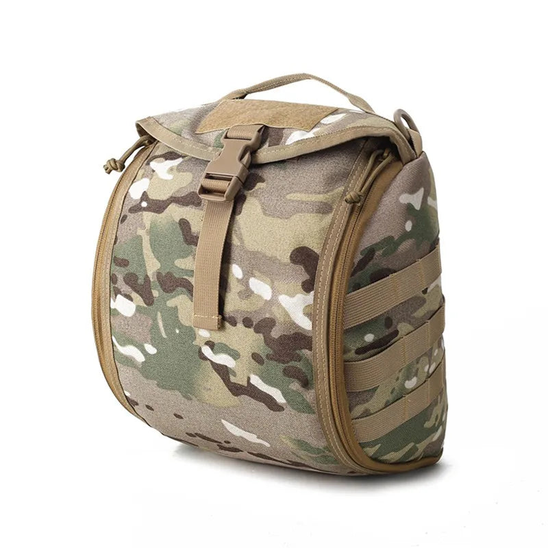 Tactical MOLLE Helmet Bag – Military-Grade 1000D Nylon Gear Carrying Pouch