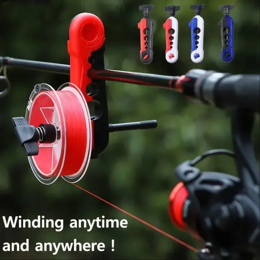 Portable Fishing Line Winder – Compact Spooling Tool for Spinning & Baitcasting Reels