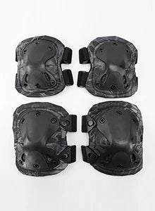 Tactical Knee & Elbow Pads Set – Camo Protective Gear for Hunting, Skating & Outdoor Sports