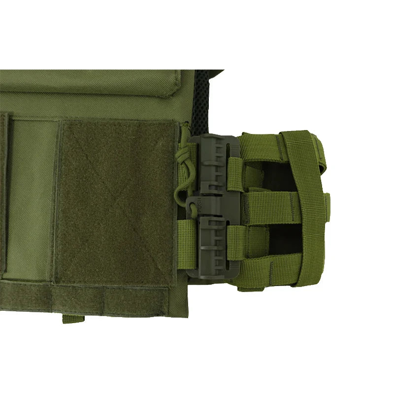 Universal Quick Release Buckle Set for Tactical Vests – MOLLE Compatible Fast-Release Vest Connector for Military & Outdoor Gear