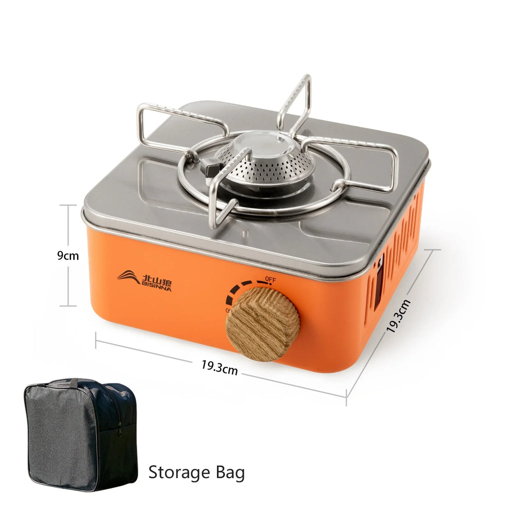 Mini Foldable Camping Stove – Portable Backpacking Gas Stove for Hiking & Outdoor Cooking