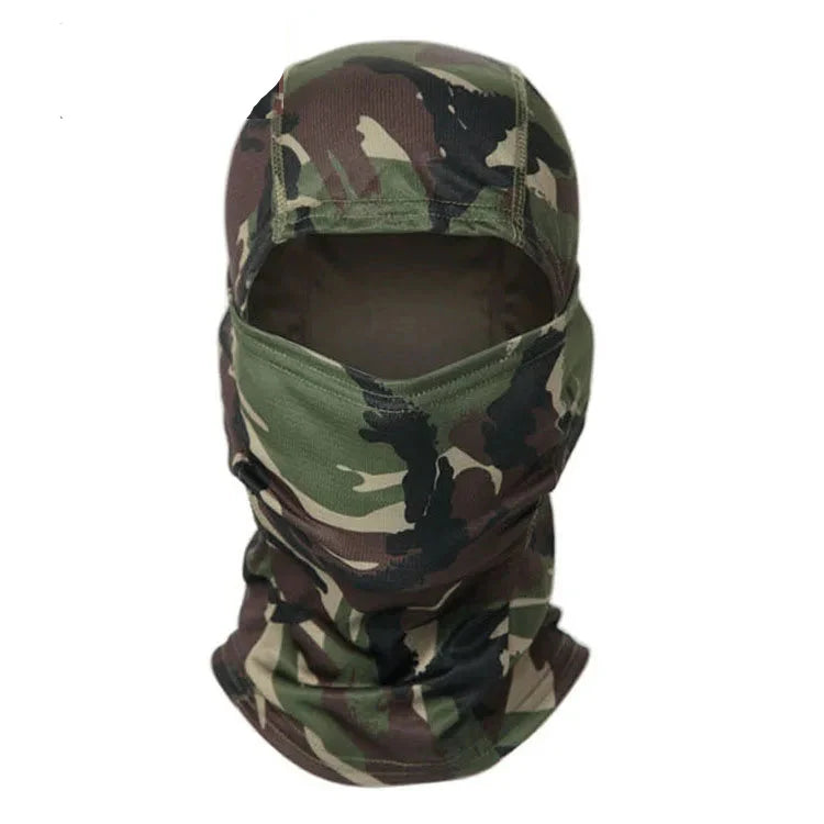 All-Season Tactical Balaclava – Military Ski Mask Camo, Hunting & Woodland Camouflage Face Cover