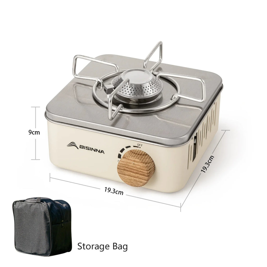 Mini Foldable Camping Stove – Portable Backpacking Gas Stove for Hiking & Outdoor Cooking
