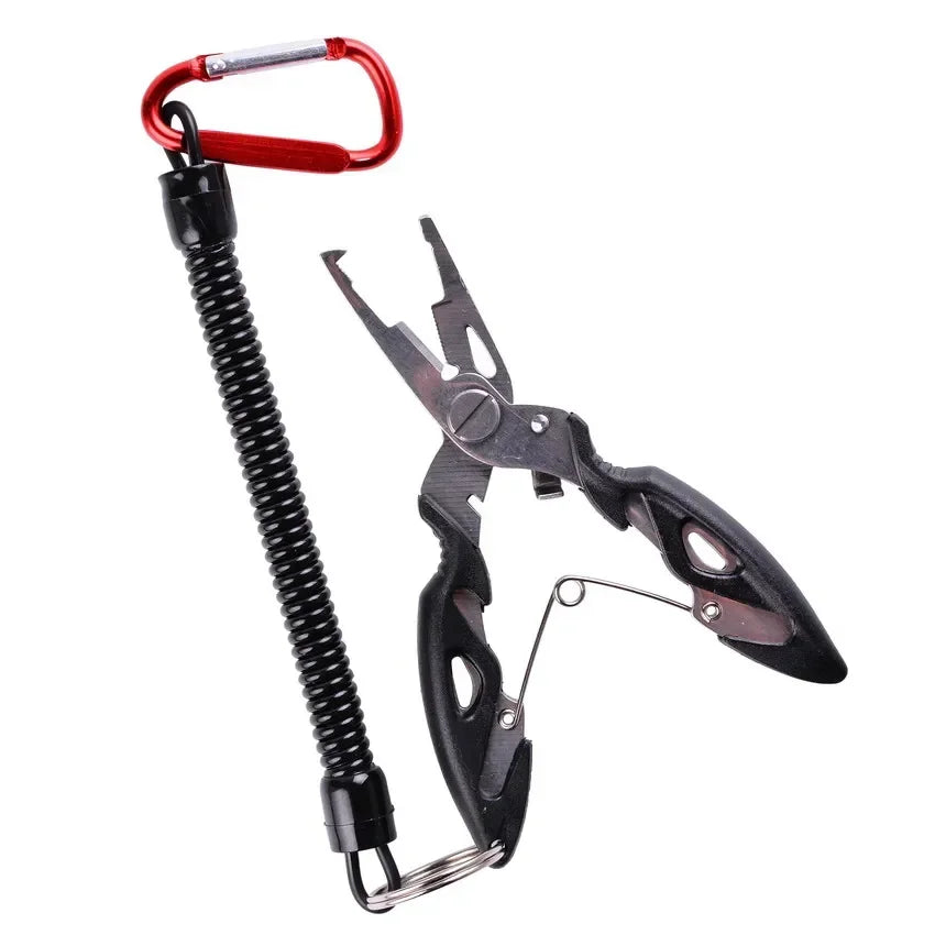 Multifunction Fishing Pliers with Scissors and Braid Cutter
