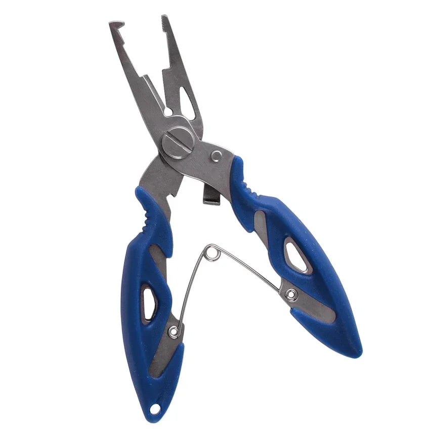 Multifunction Fishing Pliers with Scissors and Braid Cutter
