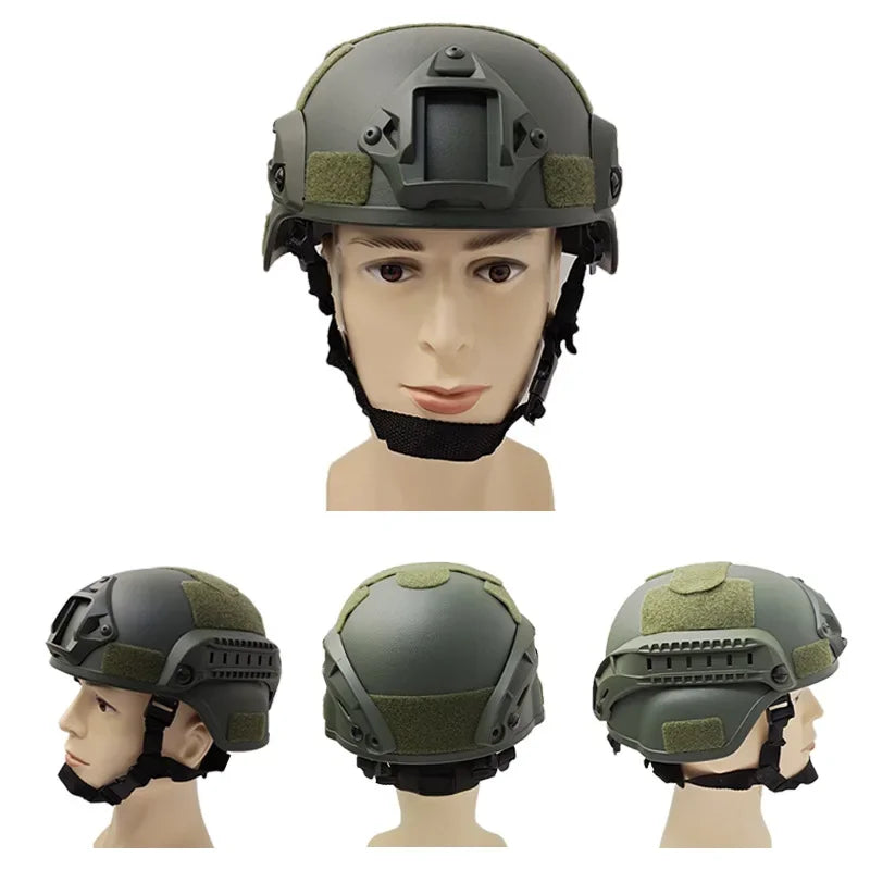 Tactical FAST Helmet MICH2000 – Lightweight Airsoft & Paintball Protective Gear