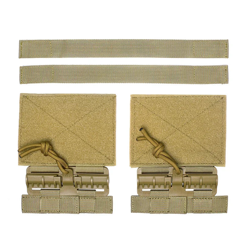Universal Quick Release Buckle Set for Tactical Vests – MOLLE Compatible Fast-Release Vest Connector for Military & Outdoor Gear