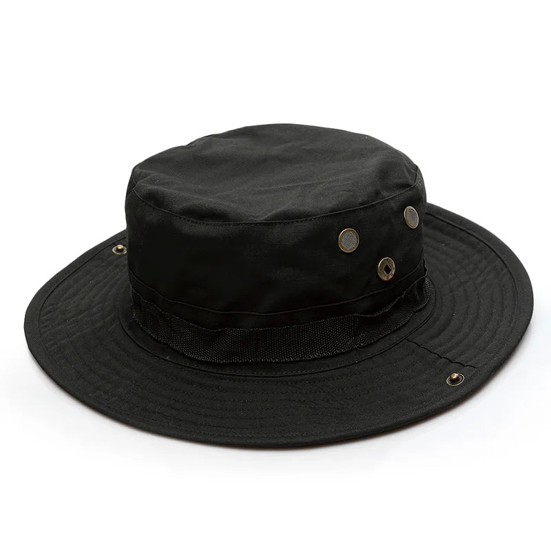 Military Boonie Hat – Tactical Camo Army Bucket Hat, Jungle & Kryptek Floppy Hat for Hunting, Hiking, Fishing, Outdoor Survival
