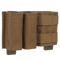 Military Double Mag Pouch – 9mm & 5.56 Magazine Holder with Quick Nylon Clip