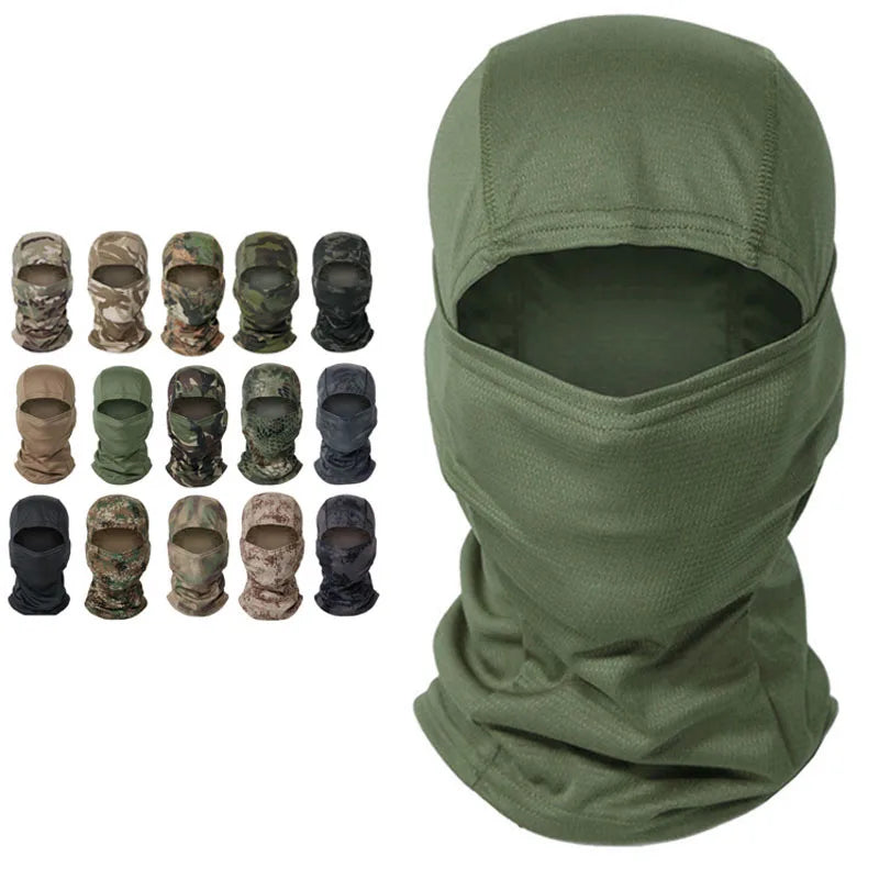 All-Season Tactical Balaclava – Military Ski Mask Camo, Hunting & Woodland Camouflage Face Cover
