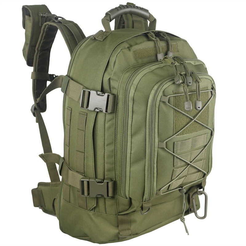 60L Military Tactical Backpack – Expandable Waterproof Outdoor Rucksack for Camping, Hiking & Travel | MilitaryKart