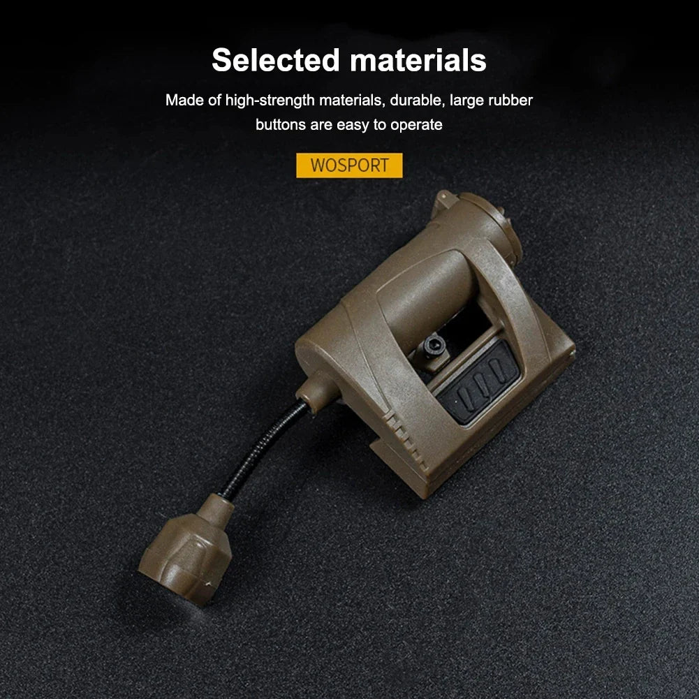 3-Mode Tactical LED Helmet Light with Mount – Hands-Free Outdoor Lighting