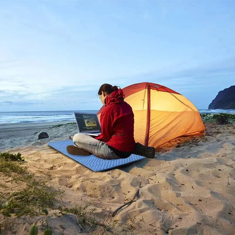 Camp Mat – Portable Waterproof Foldable Foam Sitting Pad for Camping, Hiking & Outdoor Adventures