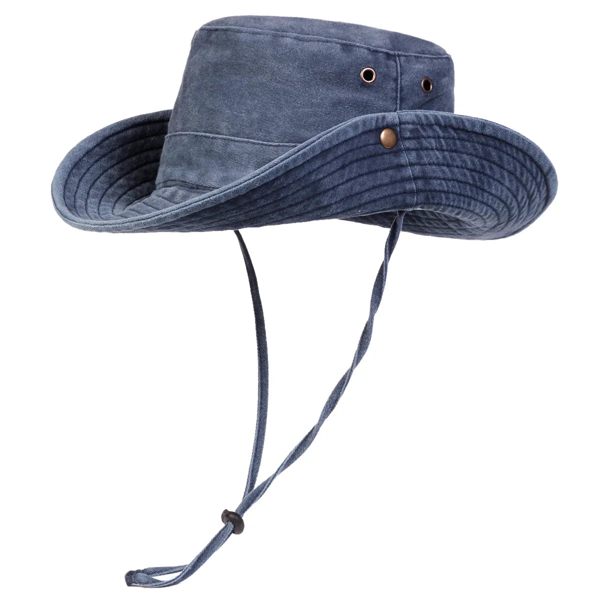 Unisex Outdoor Sun Hat with Chin Strap – Wide Brim UV Protection Fishing Hat, Hiking & Men’s Summer Sun Hats