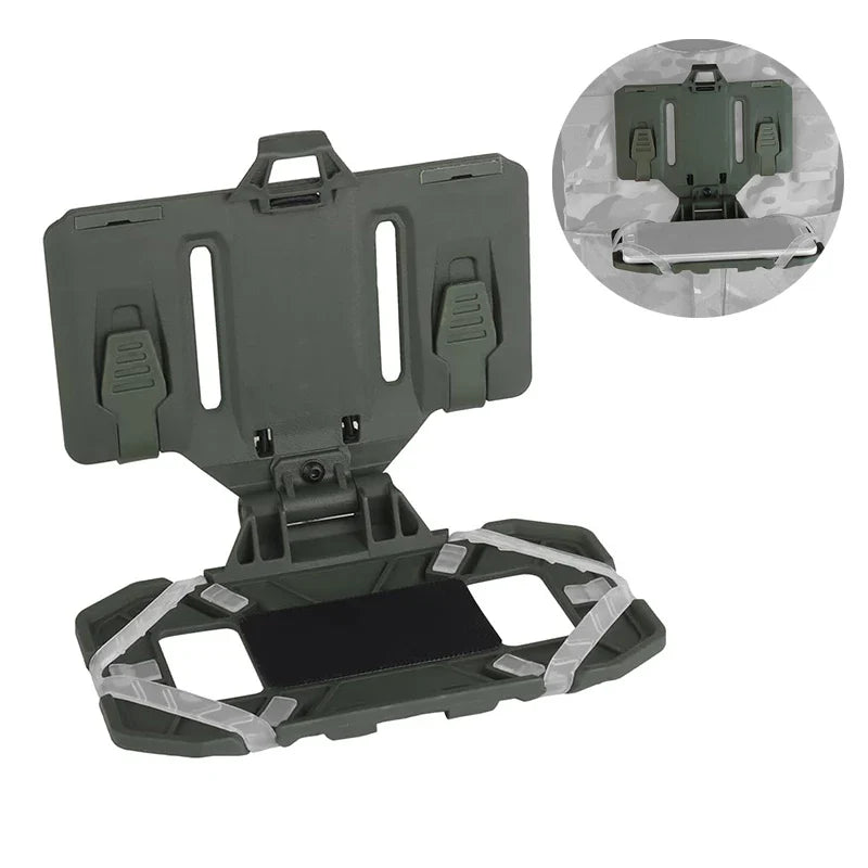Chest Phone Mount for Tactical Vest - MOLLE Navigation Board Phone Holder