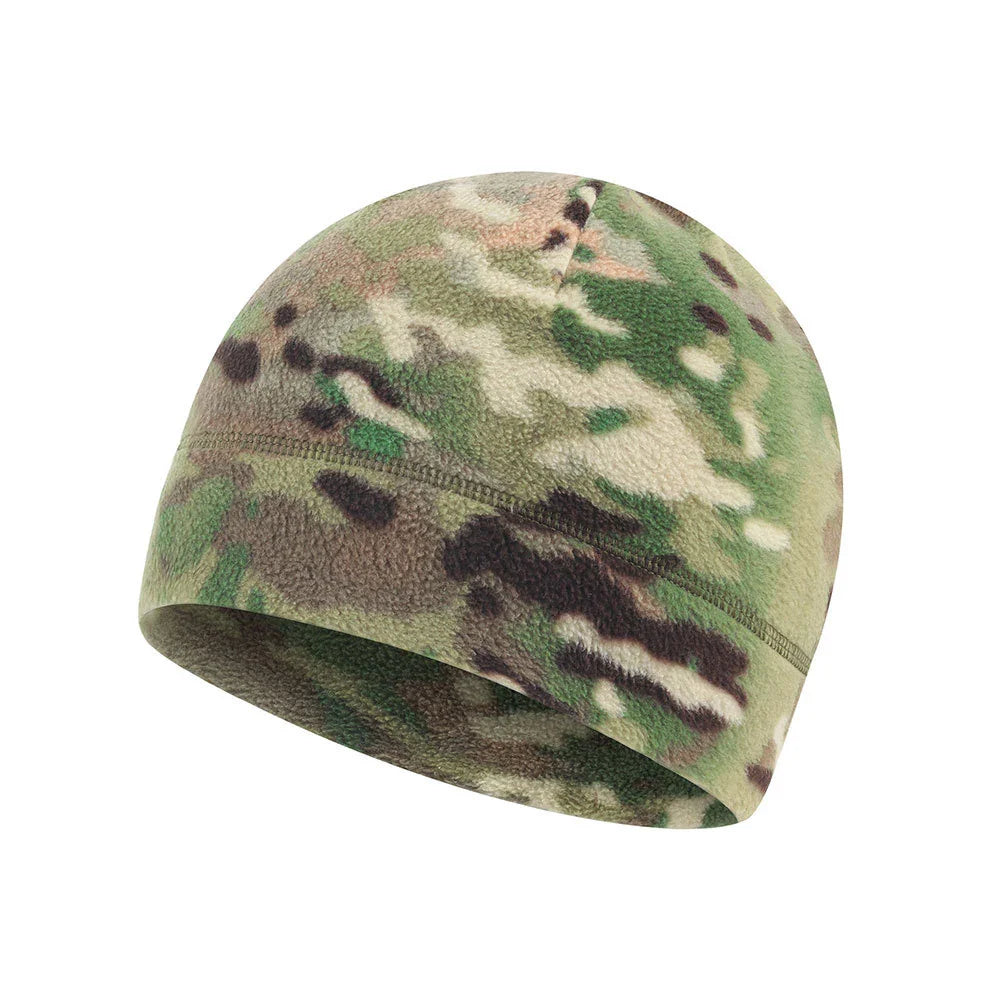 Tactical Fleece Beanie Hat for Men – Lightweight Breathable Skull Cap for Running, Work & Outdoor Use