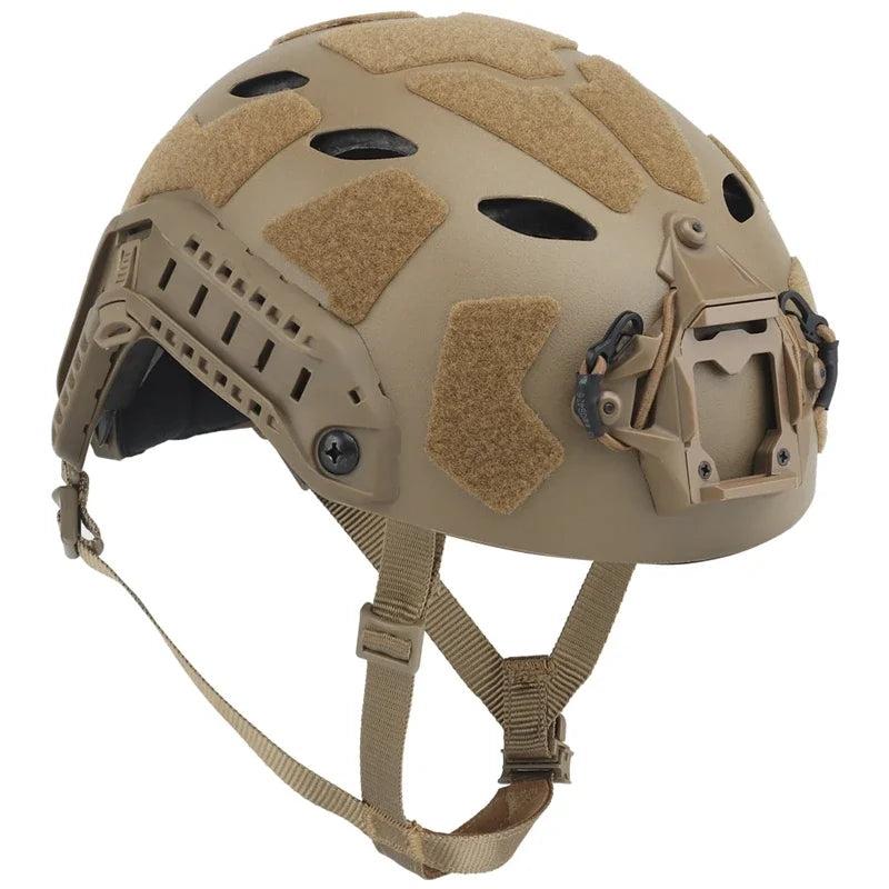 Lightweight FAST Helmet with NVG Mount & Side Rails – Airsoft & Paintball Protective Gear