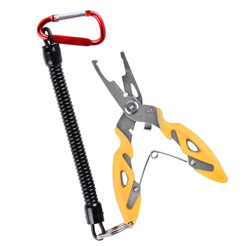 Multifunction Fishing Pliers with Scissors and Braid Cutter