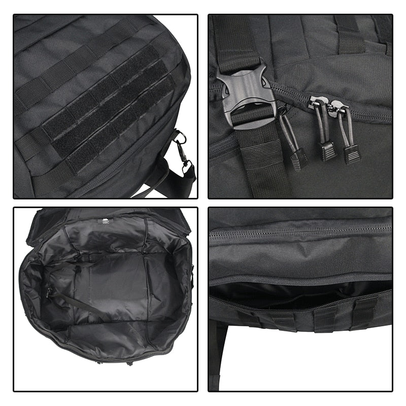 3 in  1  military duffel bag tactical travel outdoor rucksack waterproof backpack