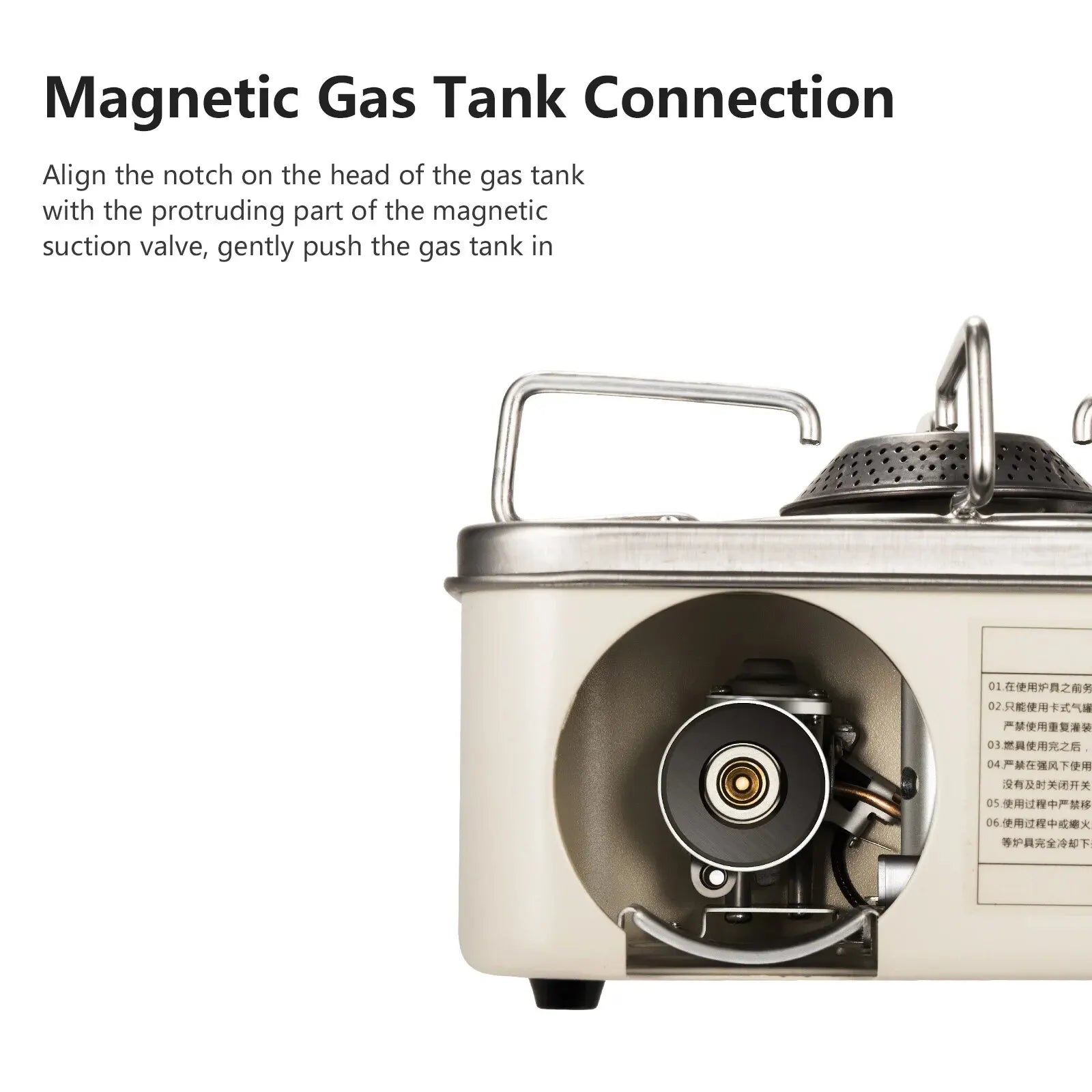 Mini Foldable Camping Stove – Portable Backpacking Gas Stove for Hiking & Outdoor Cooking