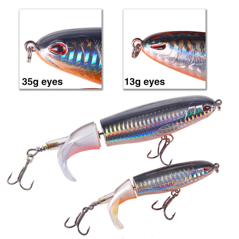 Whopper Plopper Fishing Tackle – Soft Rotating Tail Artificial Bait