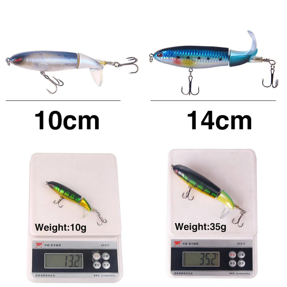 Whopper Plopper Fishing Tackle – Soft Rotating Tail Artificial Bait