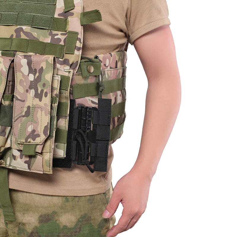 Universal Quick Release Buckle Set for Tactical Vests – MOLLE Compatible Fast-Release Vest Connector for Military & Outdoor Gear