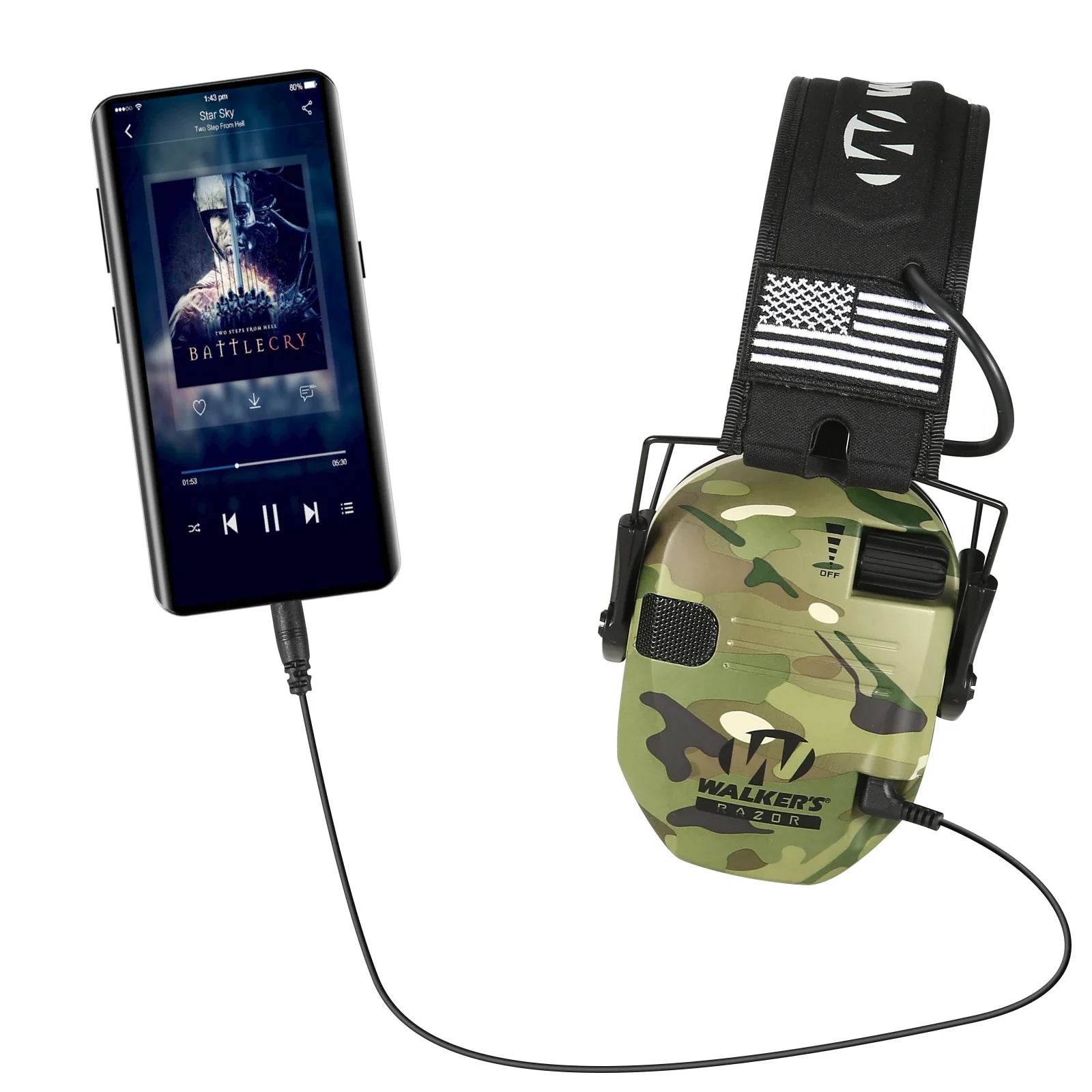 Walker's Earmuff Electronic Anti Noise Hearing Protection