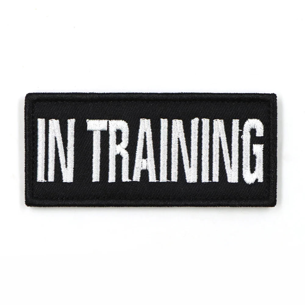 Dog Harness Patches – Hook & Loop Name Tags for Service Dogs, K9 & Emotional Support