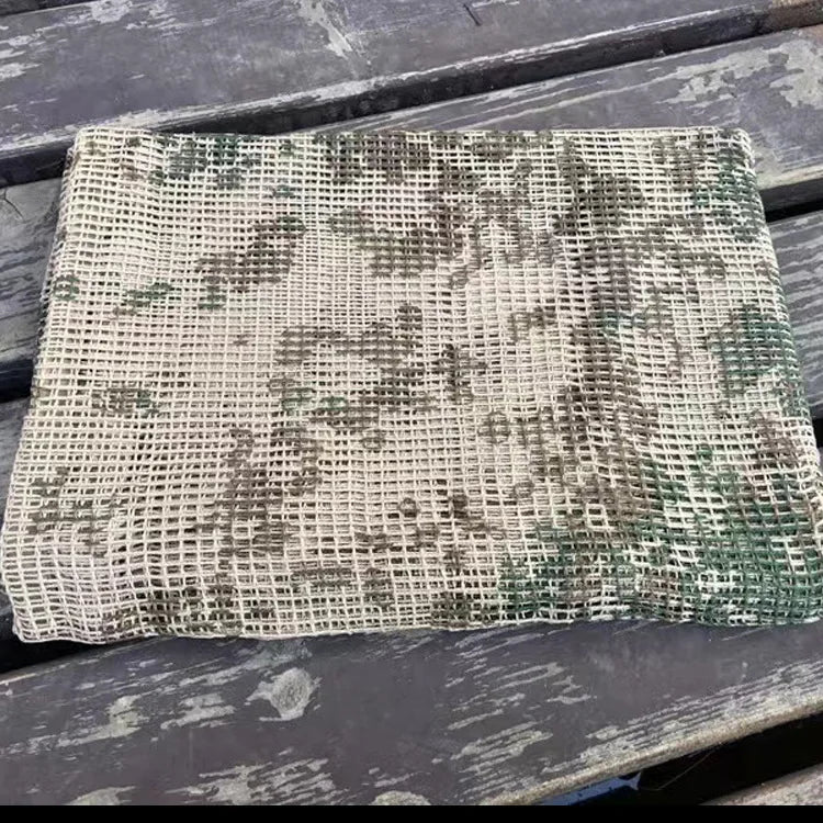 Camo Mesh Tactical Scarf – Breathable Multi-Use Outdoor & Concealment Gear