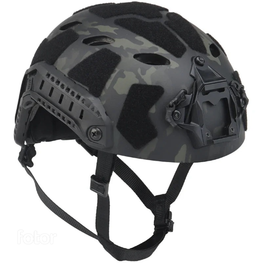 Lightweight FAST Helmet with NVG Mount & Side Rails – Airsoft & Paintball Protective Gear