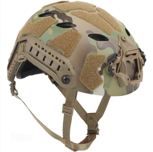Lightweight FAST Helmet with NVG Mount & Side Rails – Airsoft & Paintball Protective Gear