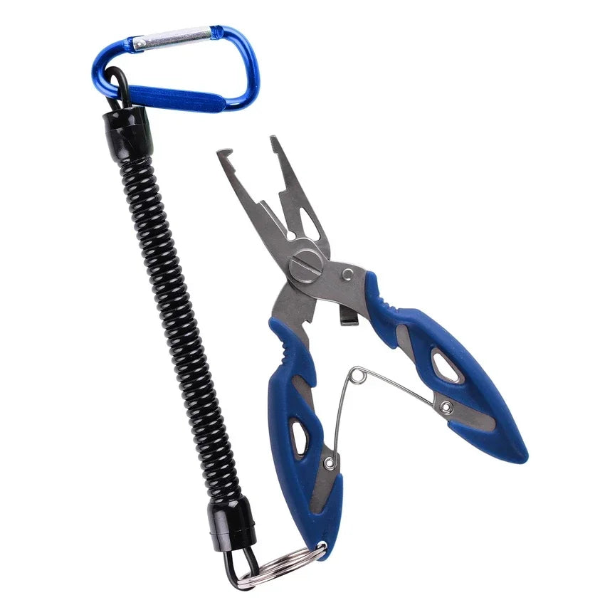 Multifunction Fishing Pliers with Scissors and Braid Cutter