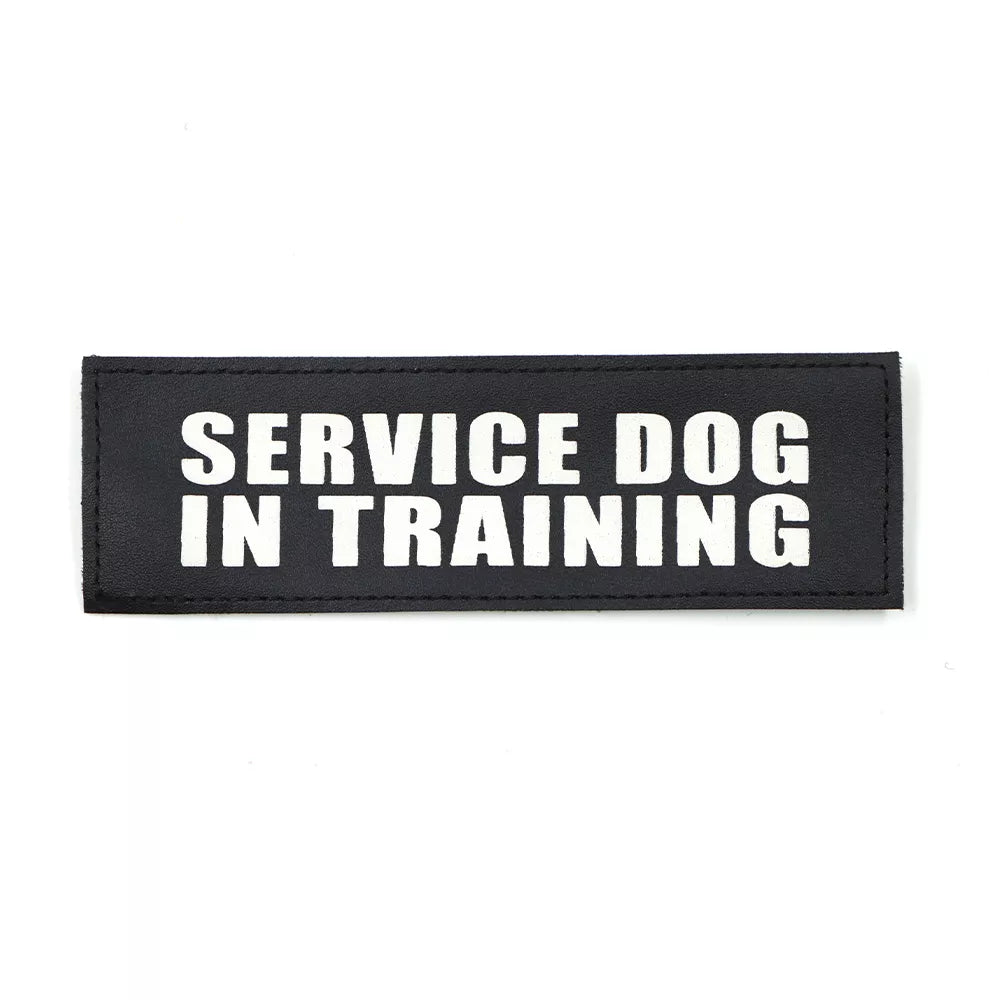 Dog Harness Patches – Hook & Loop Name Tags for Service Dogs, K9 & Emotional Support