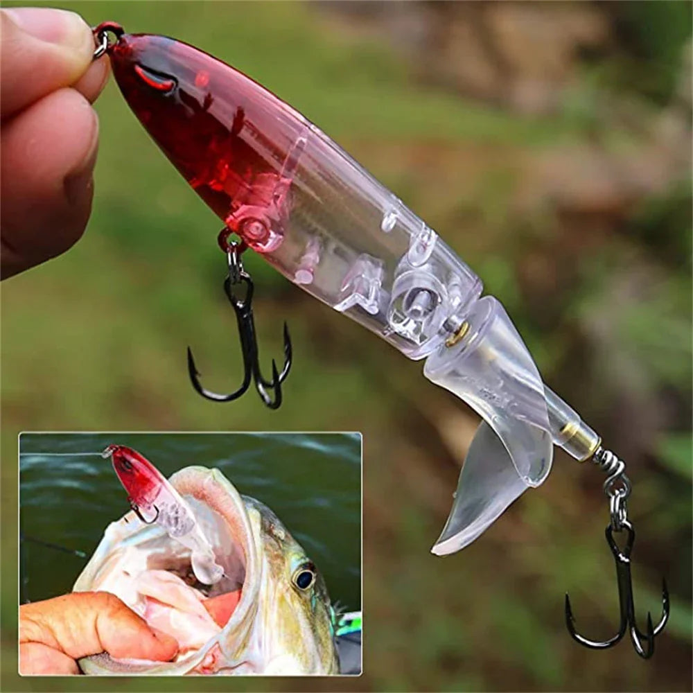 Whopper Plopper Fishing Tackle – Soft Rotating Tail Artificial Bait