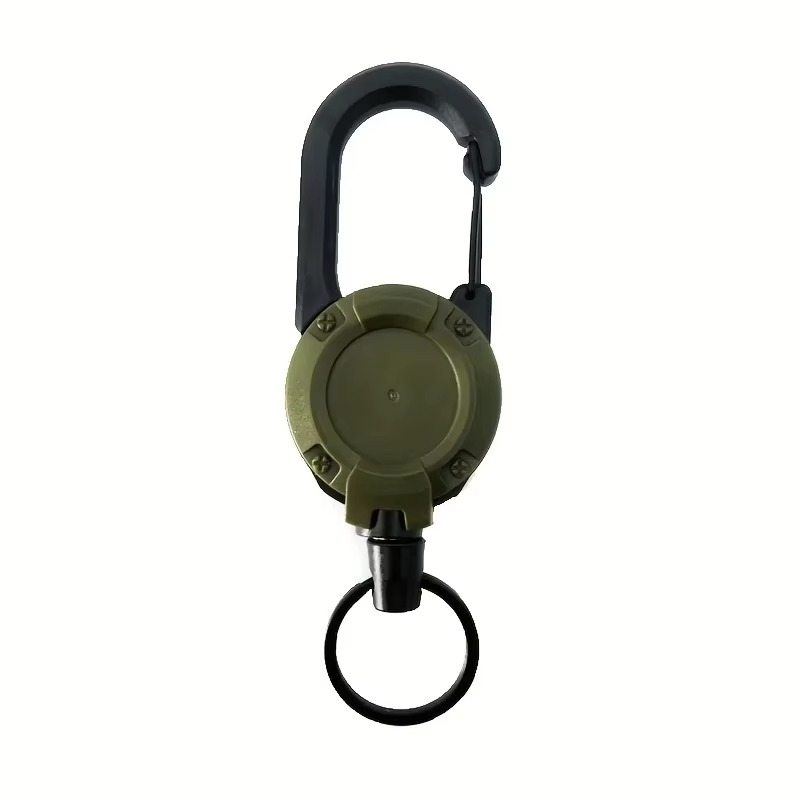 Heavy Duty Retractable Keychain - Key Holder with a Retractable Kevlar Cord