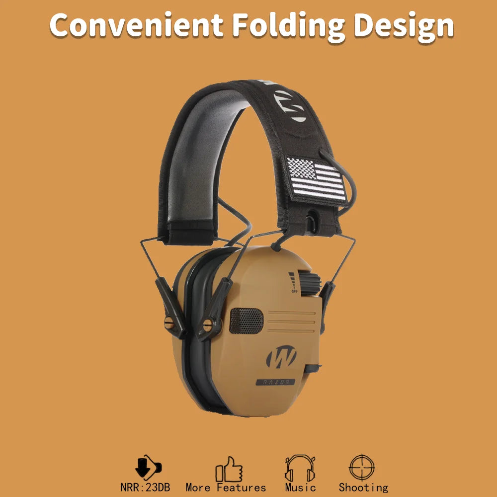 Walker's Earmuff Electronic Anti Noise Hearing Protection