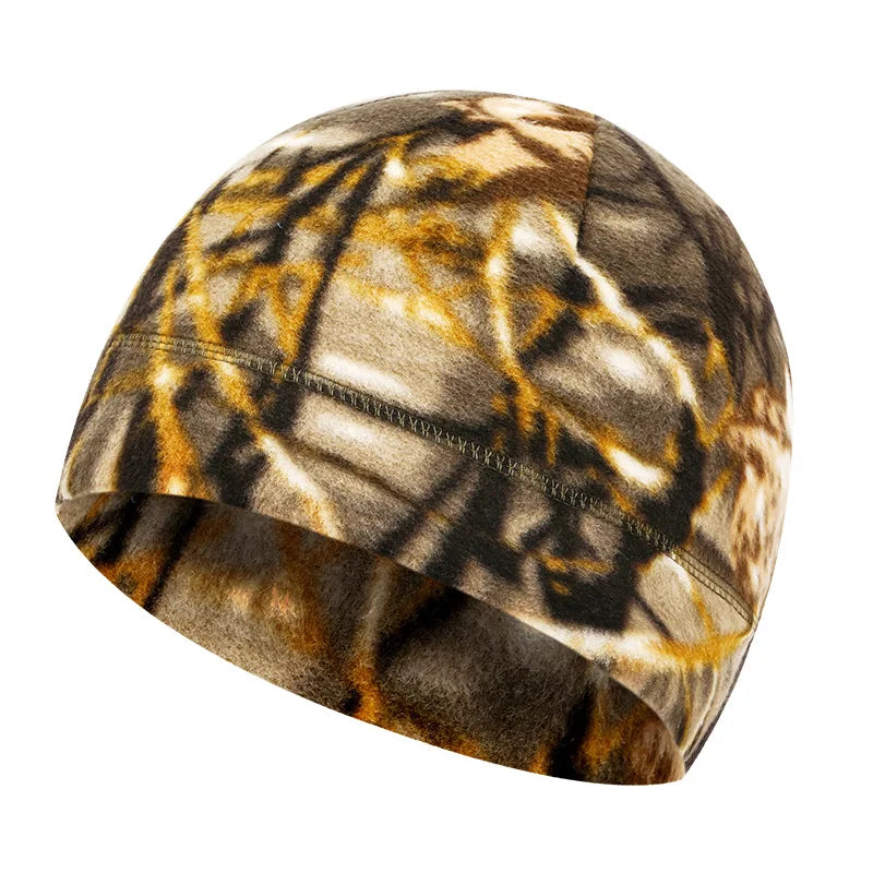 Tactical Fleece Beanie Hat for Men – Lightweight Breathable Skull Cap for Running, Work & Outdoor Use