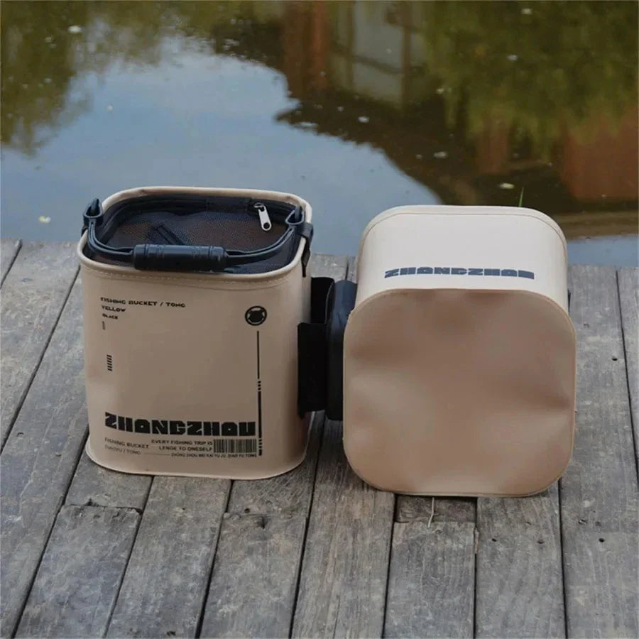 Foldable Fishing Bucket – Durable, Compact & Multi-Purpose